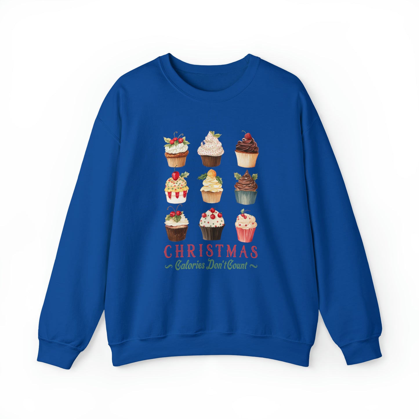 Christmas Calories Don't Count | Christmas Crewneck Sweatshirt | Unisex Sizing