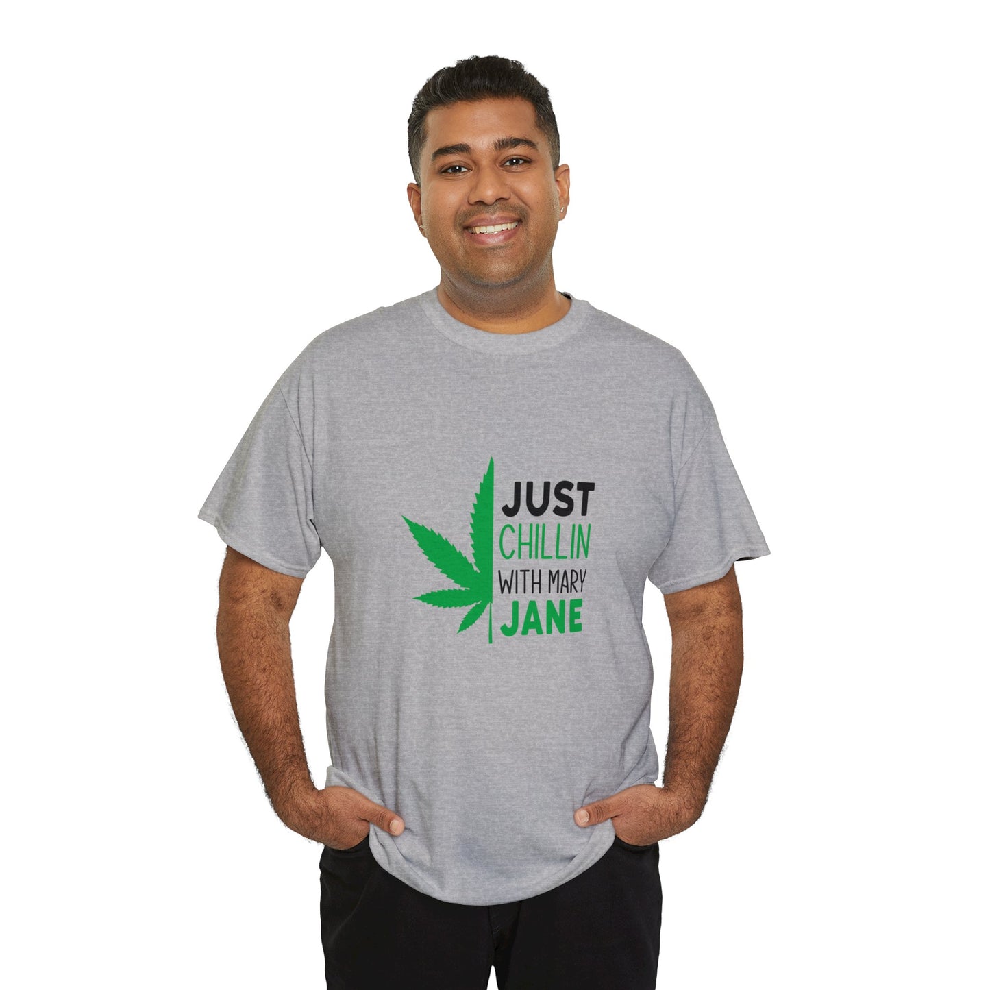 Just Chilling With Mary Jane | Cotton Tee | Unisex Sizing