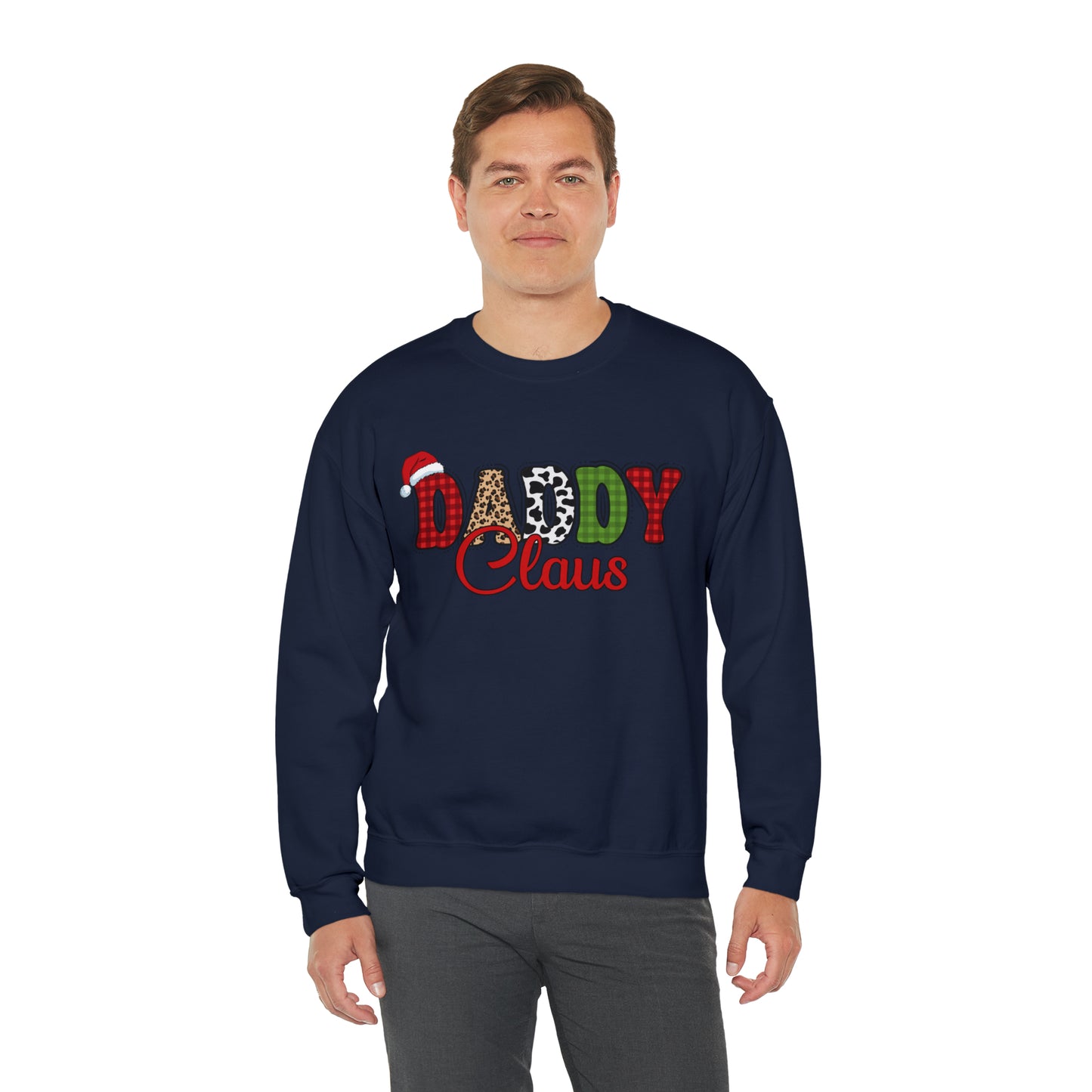 Daddy Claus Christmas | Crewneck Sweatshirt | Family Christmas Sweatshirt