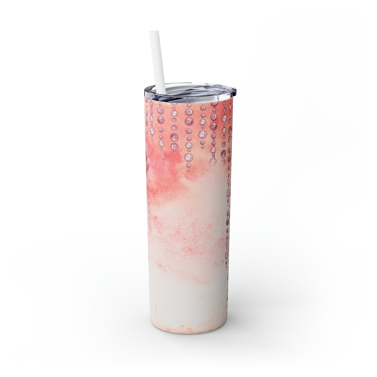 Hot Mama | Skinny Tumbler with Straw, 20oz | BPA -Free & Non - Toxic