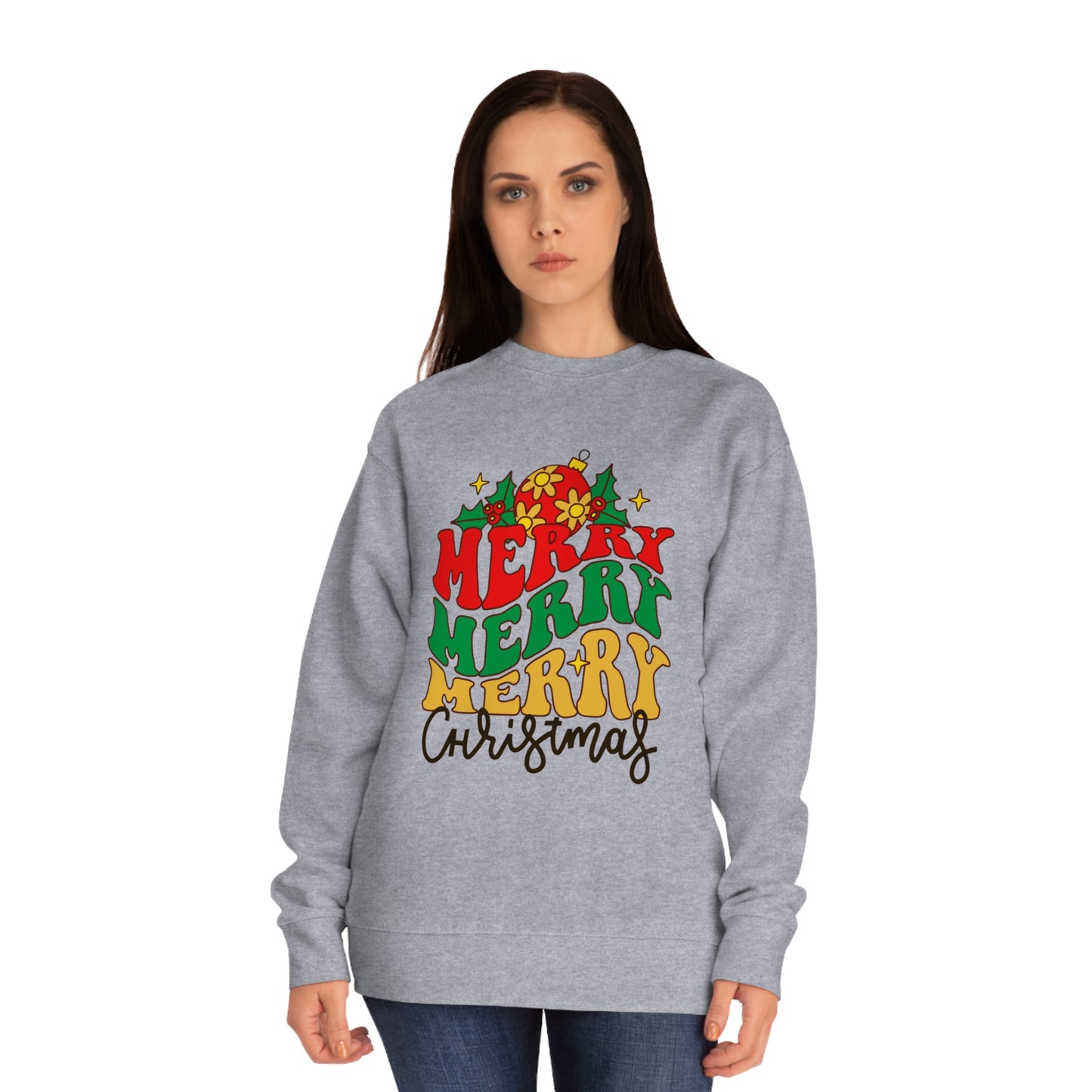 Unisex Merry Christmas Crew Sweatshirt