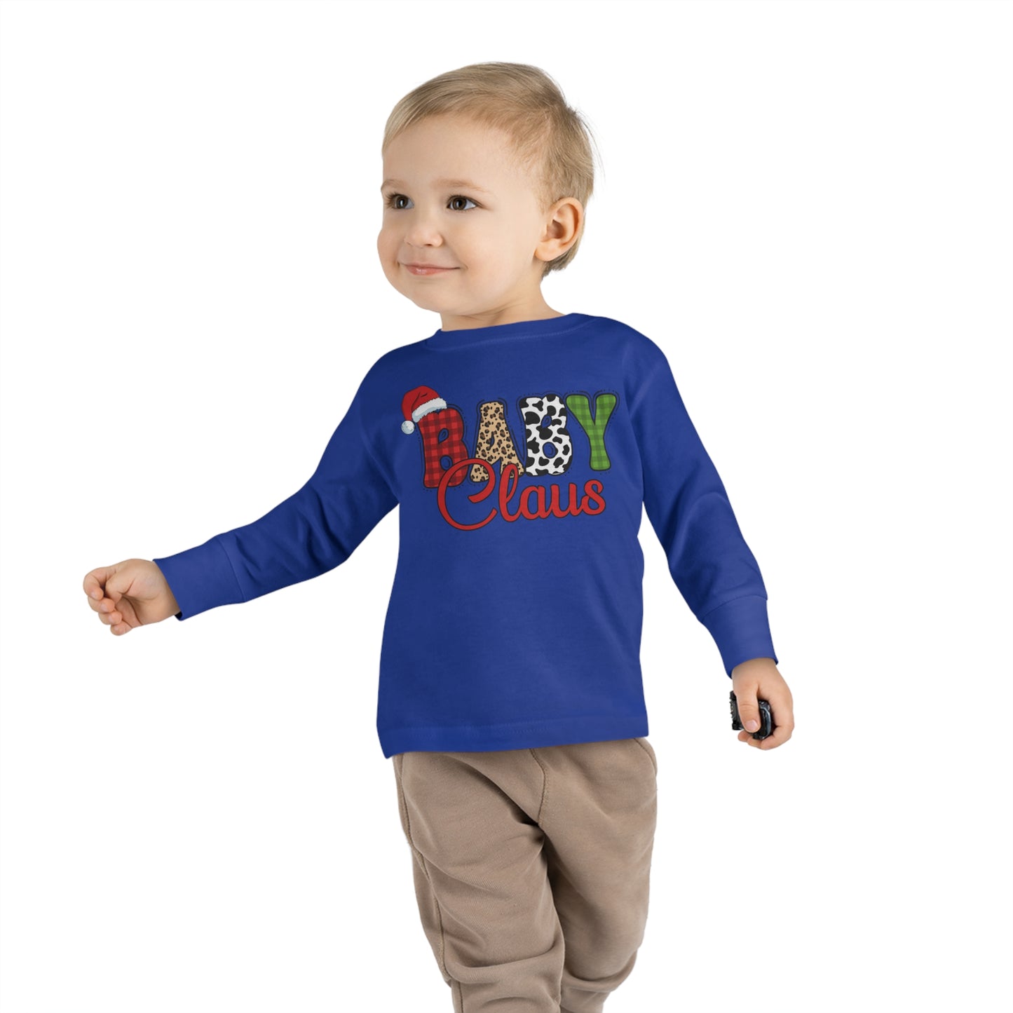 Baby Claus Toddler Christmas Long Sleeve Tee