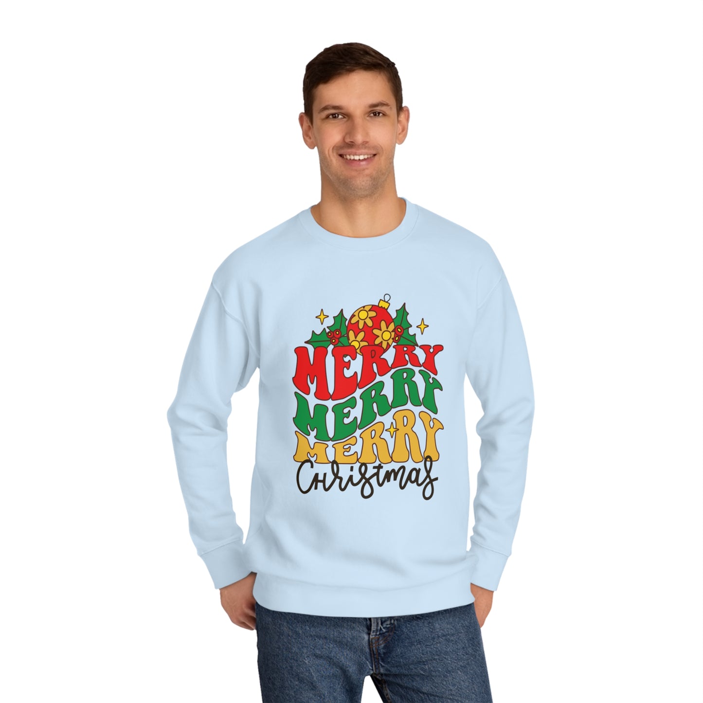 Unisex Merry Christmas Crew Sweatshirt