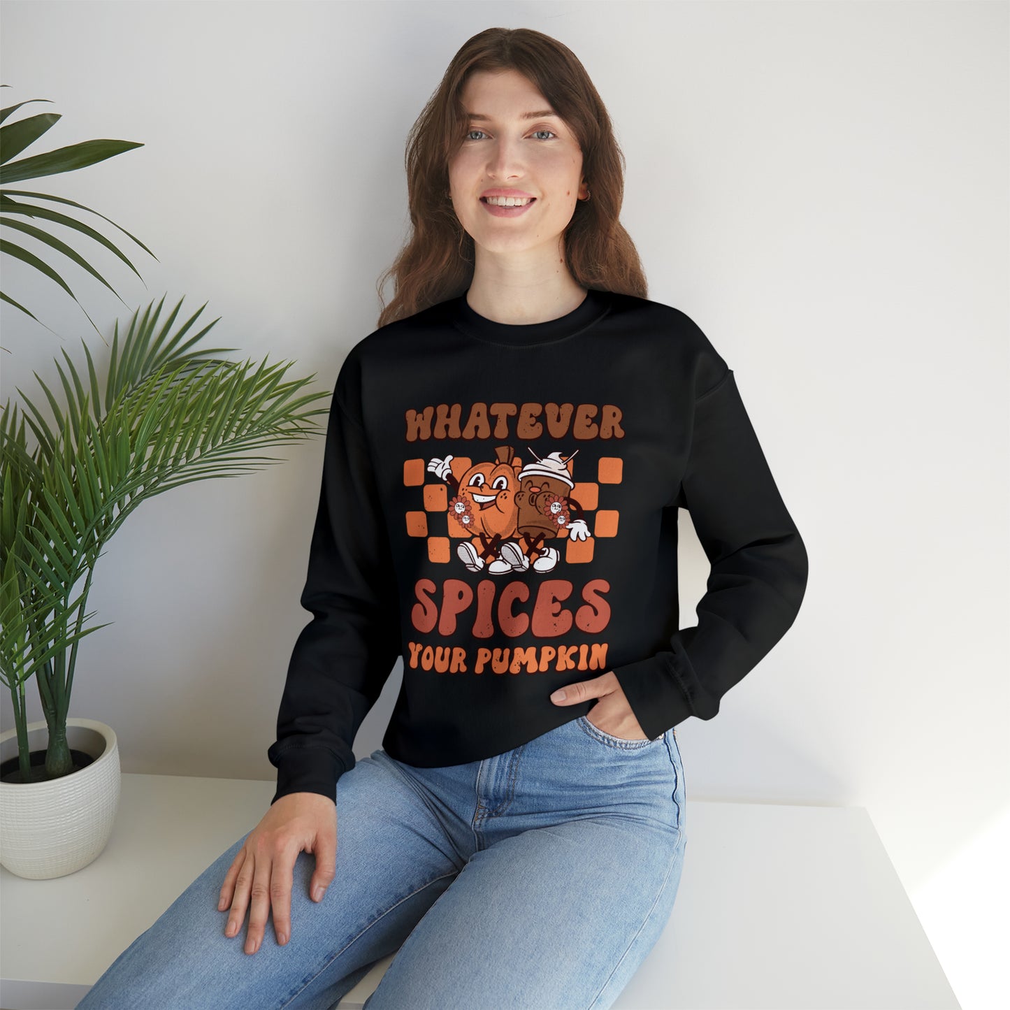Whatever Spices Your Pumpkin | Unisex Crewneck Sweatshirt