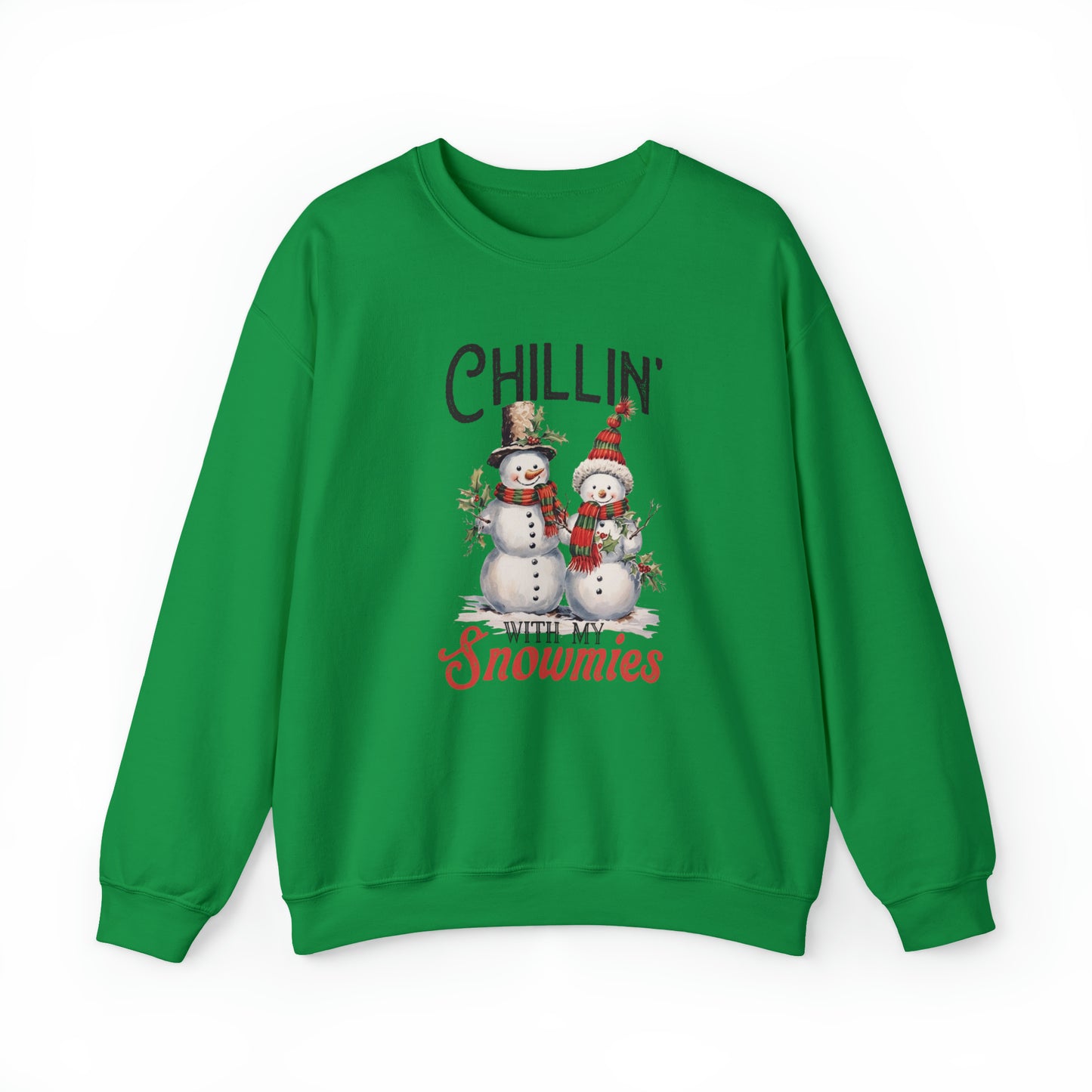 Chillin With My Snomies Christmas | Crewneck Sweatshirt | Bestie Christmas Sweatshirt
