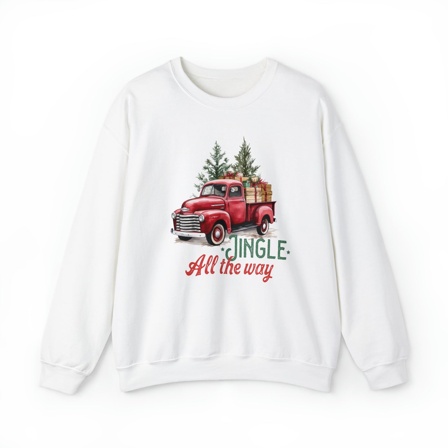 Jingle All The Way | Christmas Crewneck Sweatshirt
