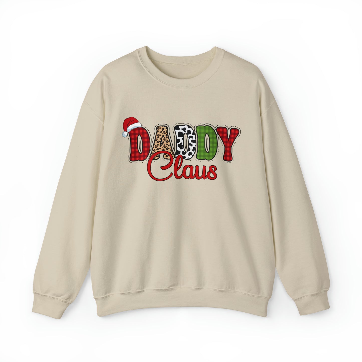 Daddy Claus Christmas | Crewneck Sweatshirt | Family Christmas Sweatshirt