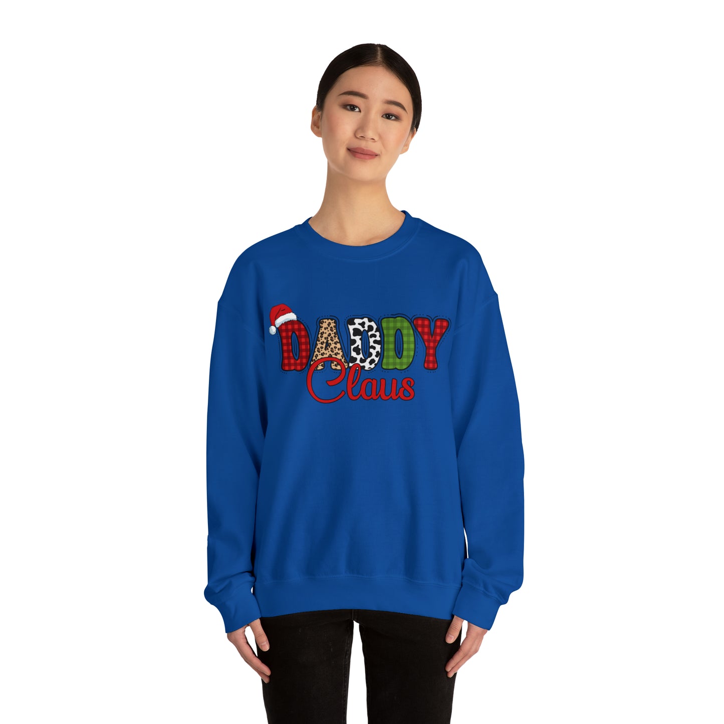 Daddy Claus Christmas | Crewneck Sweatshirt | Family Christmas Sweatshirt