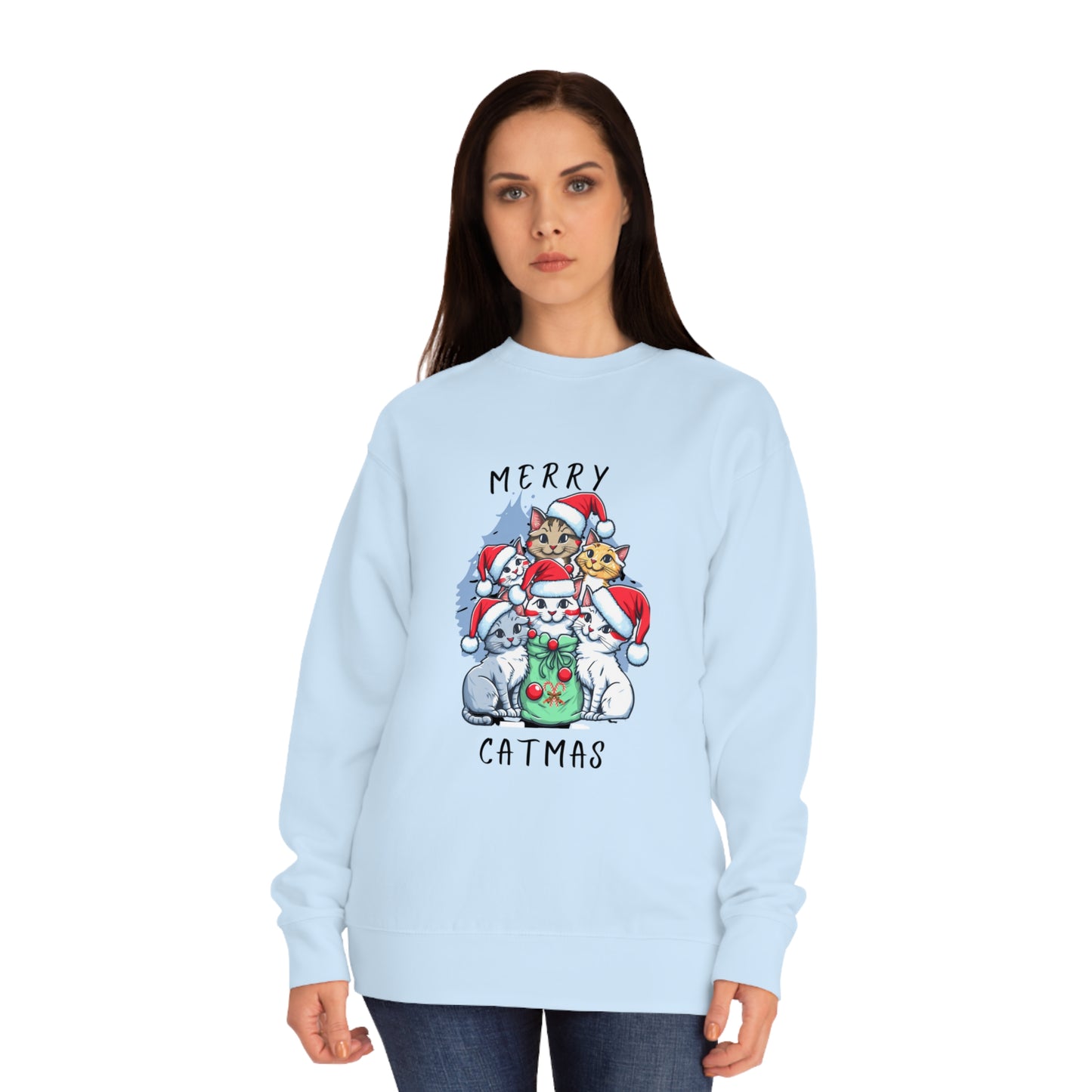 Merry Catmas Crew Sweatshirt