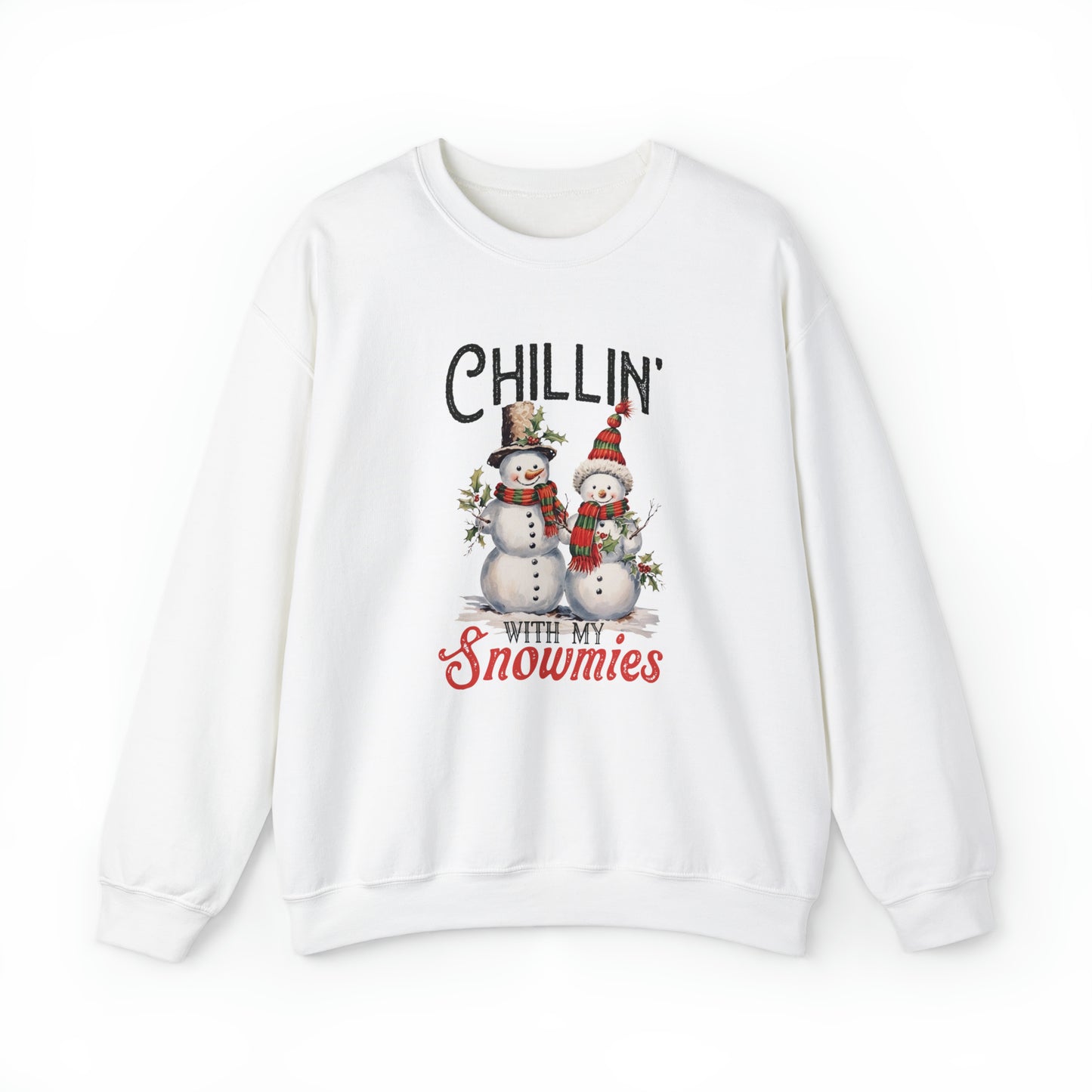 Chillin With My Snomies Christmas | Crewneck Sweatshirt | Bestie Christmas Sweatshirt