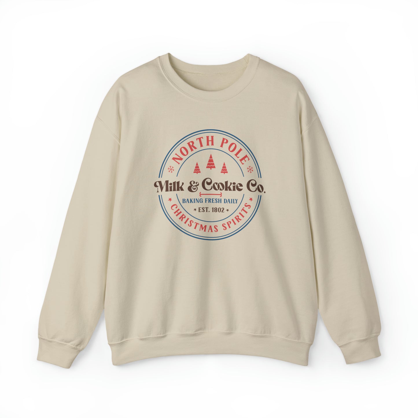 NorthPole Milk & Cookie Co. | Christmas Crewneck Sweatshirt