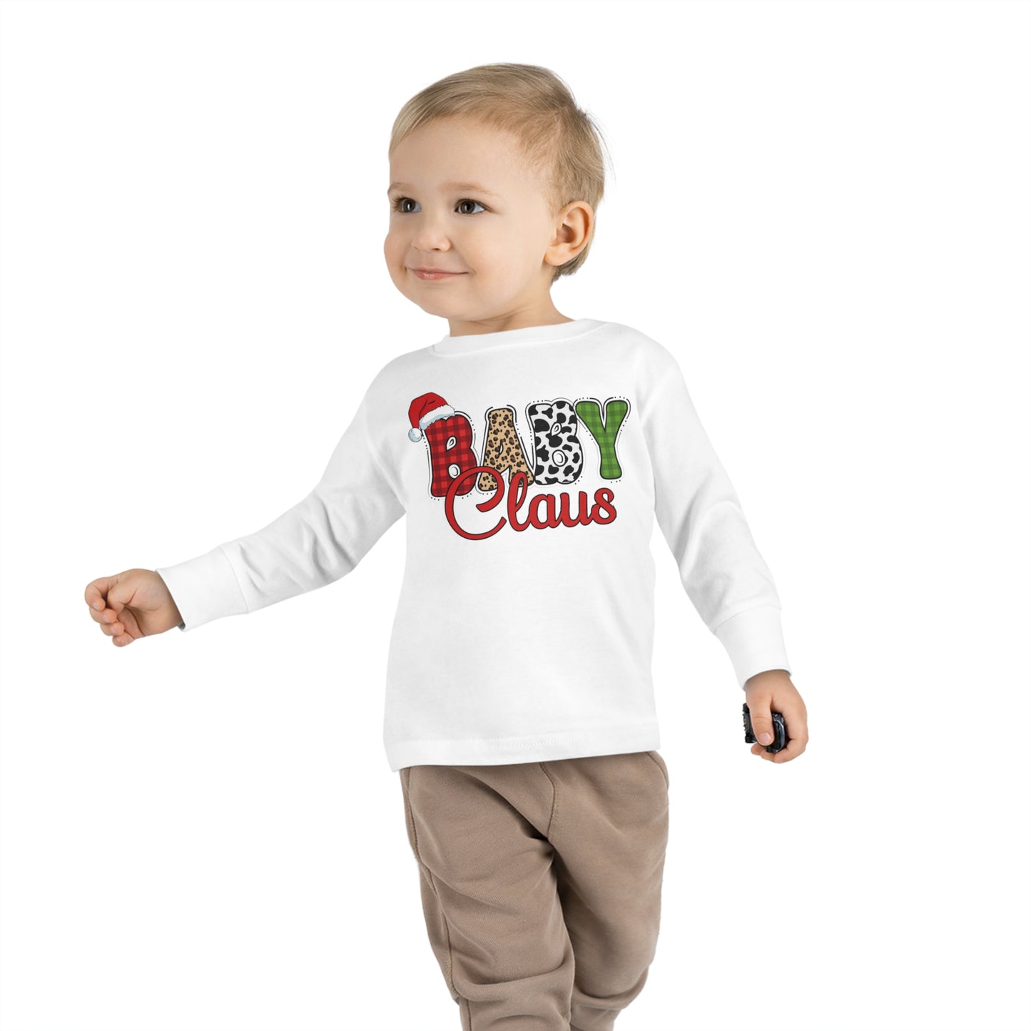 Baby Claus Toddler Christmas Long Sleeve Tee