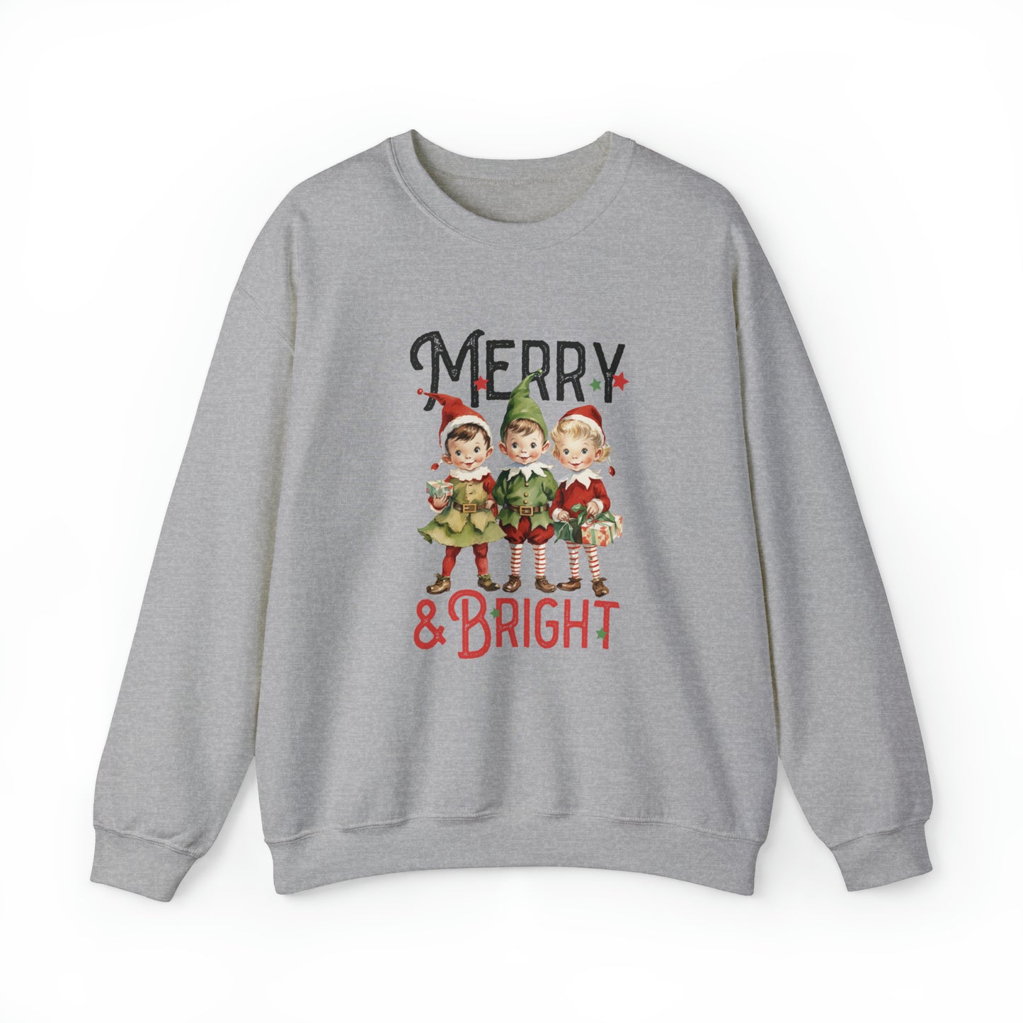 Merry & Bright Christmas | Crewneck Sweatshirt