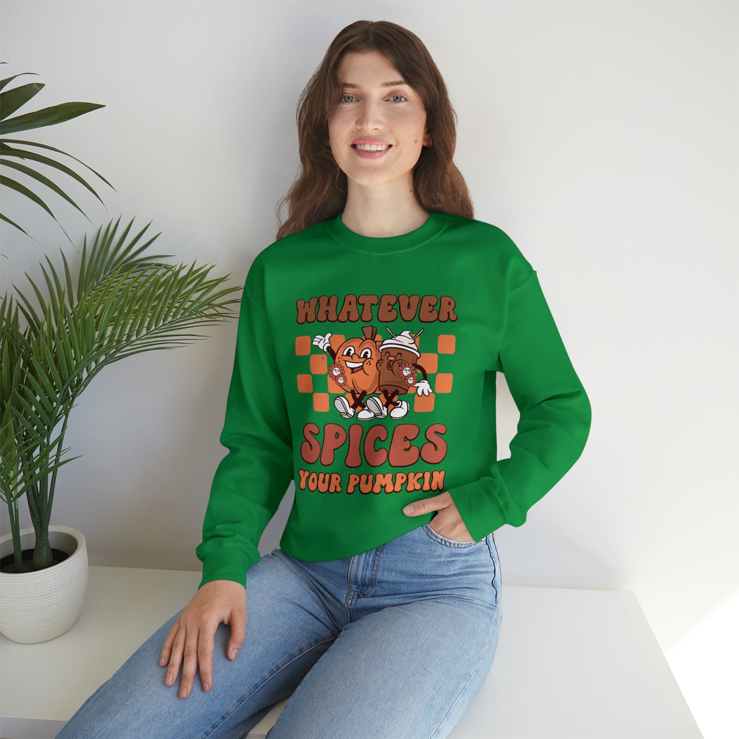 Whatever Spices Your Pumpkin | Unisex Crewneck Sweatshirt