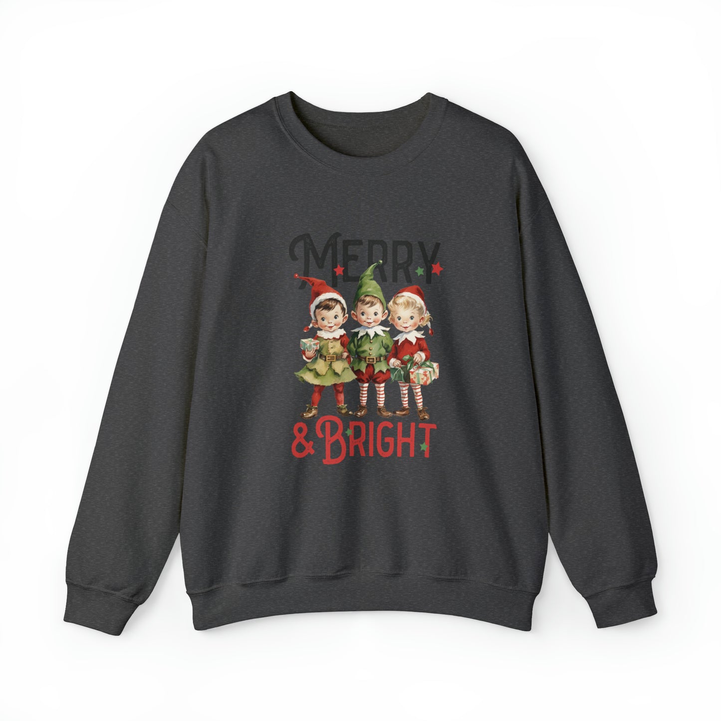 Merry & Bright Christmas | Crewneck Sweatshirt