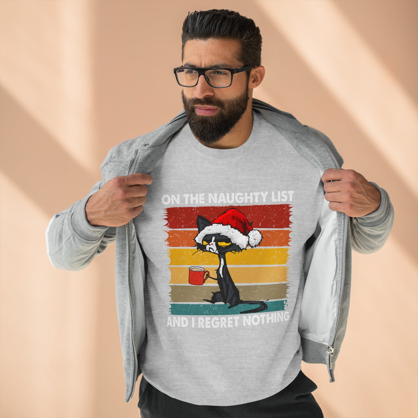 Unisex On The Naughty List And I Regret Nothing | Crewneck Sweatshirt |
