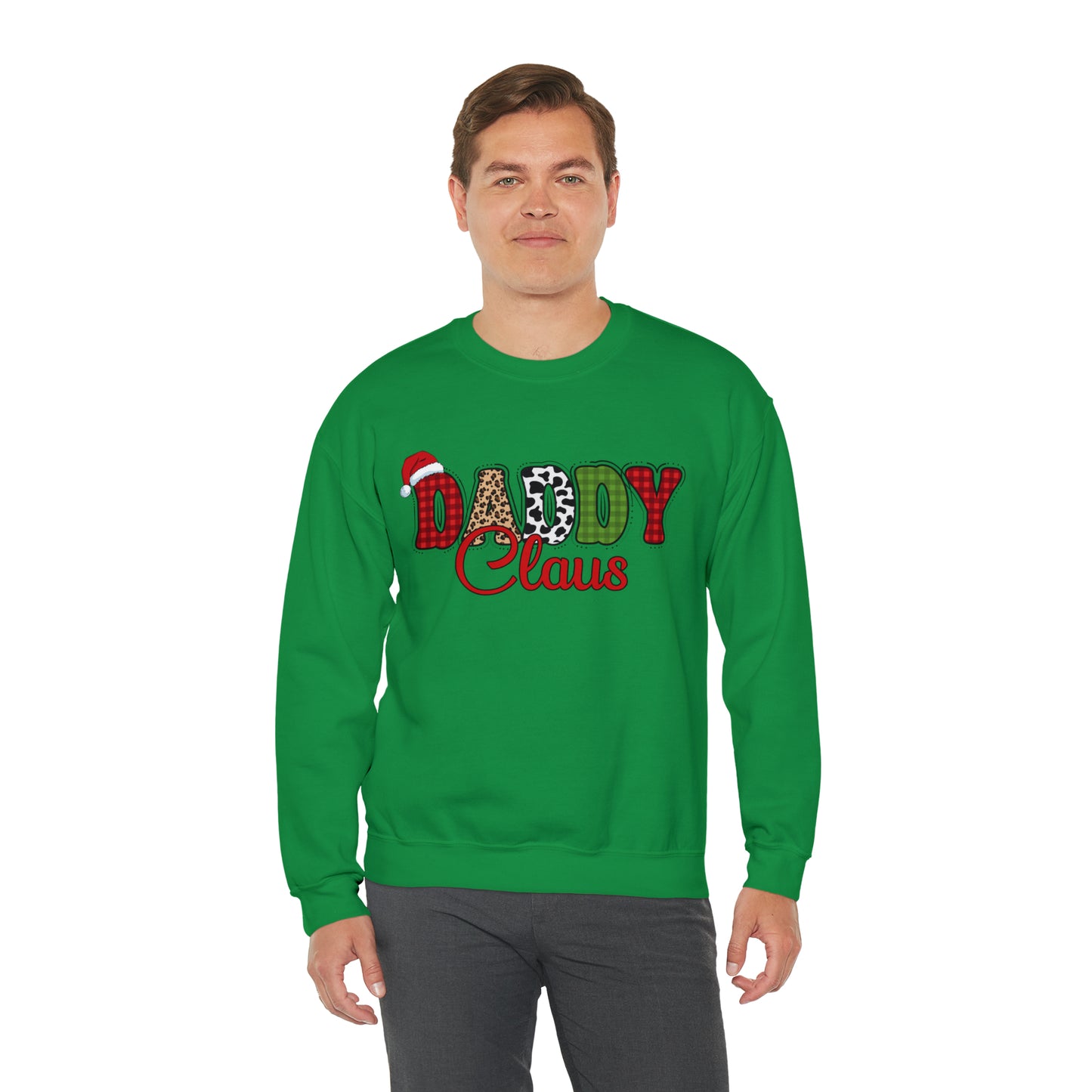 Daddy Claus Christmas | Crewneck Sweatshirt | Family Christmas Sweatshirt