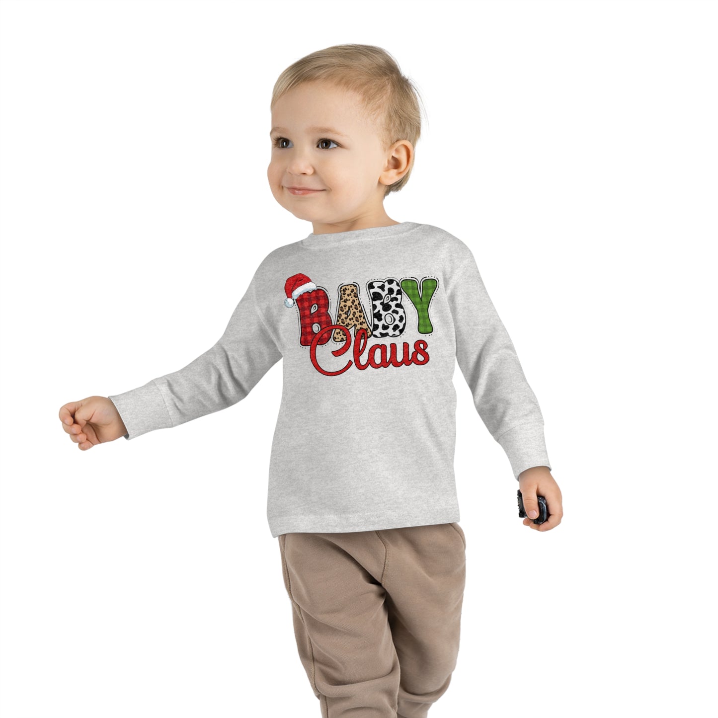 Baby Claus Toddler Christmas Long Sleeve Tee