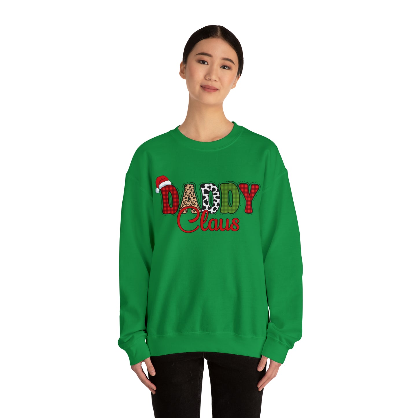 Daddy Claus Christmas | Crewneck Sweatshirt | Family Christmas Sweatshirt