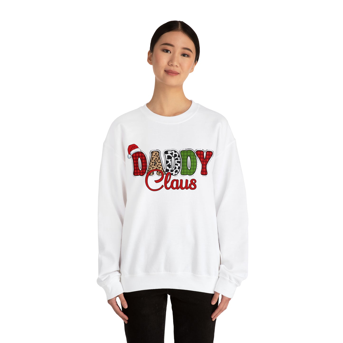 Daddy Claus Christmas | Crewneck Sweatshirt | Family Christmas Sweatshirt
