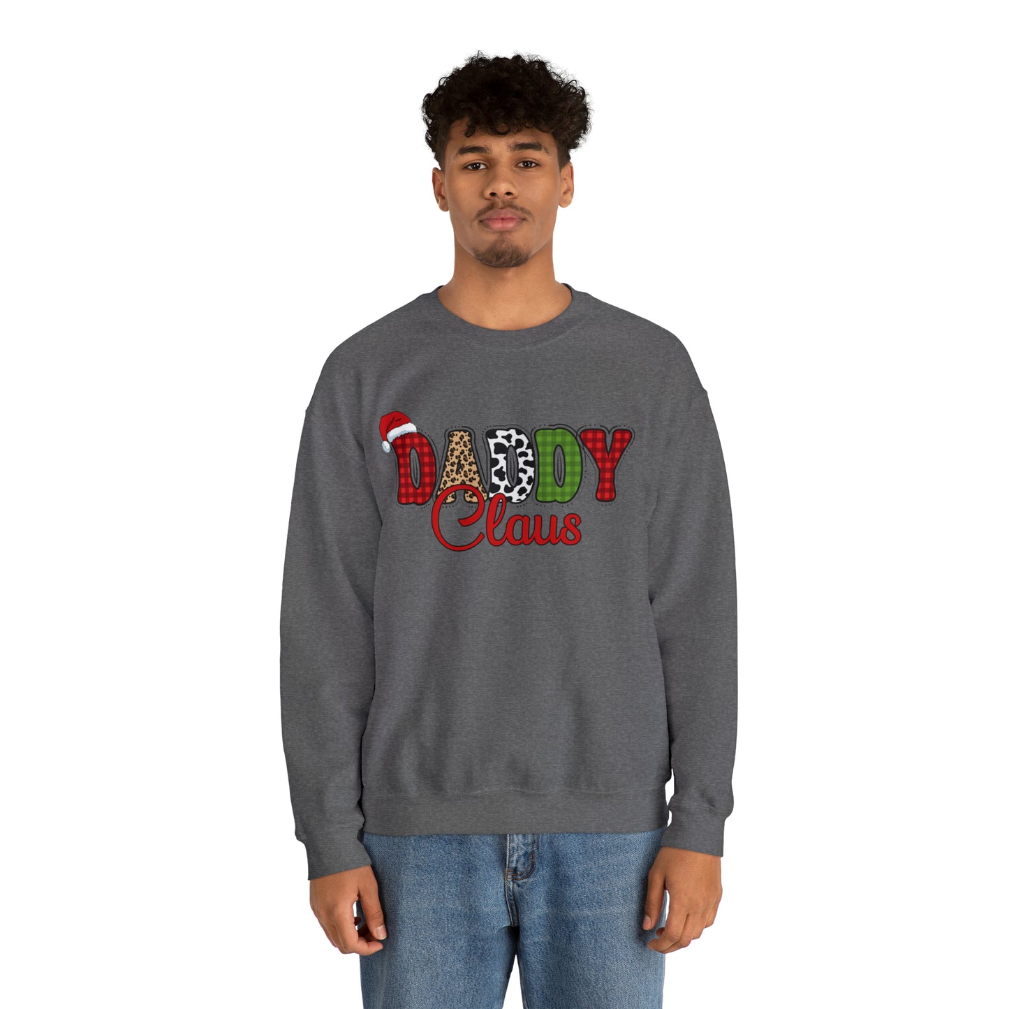 Daddy Claus Christmas | Crewneck Sweatshirt | Family Christmas Sweatshirt