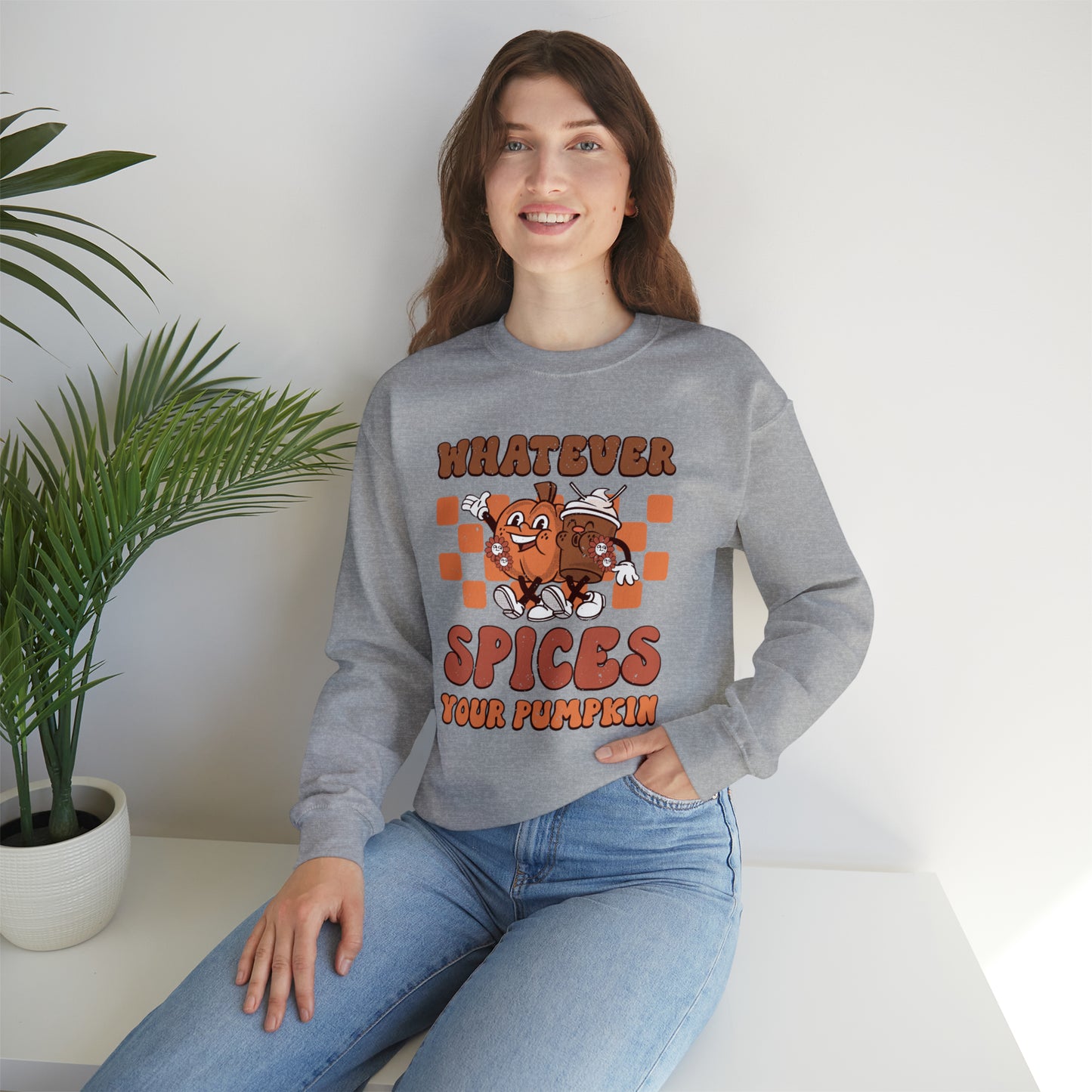 Whatever Spices Your Pumpkin | Unisex Crewneck Sweatshirt