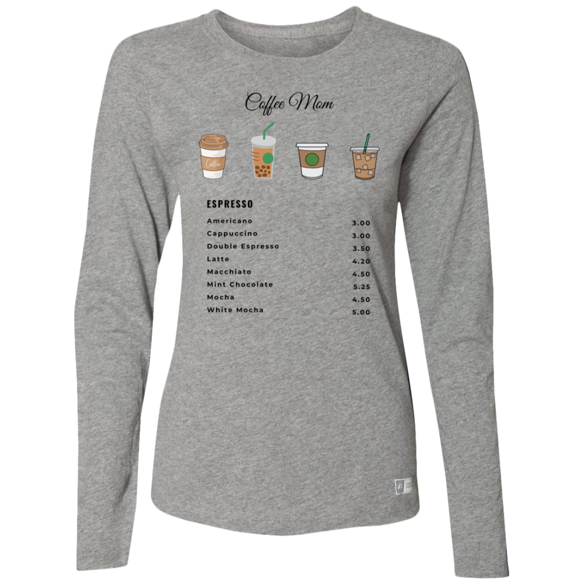 Coffee Mom Long Sleeve Tee