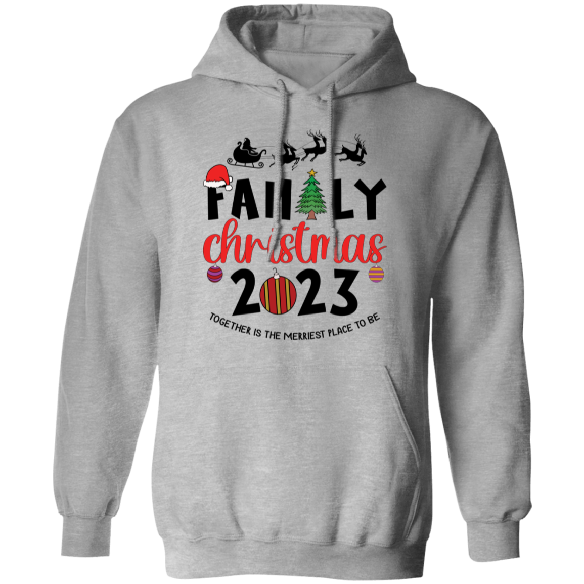Family Christmas 2023 | Pullover Hoodie