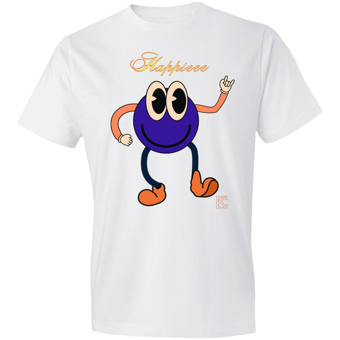 Men Happieee Lightweight T-Shirt