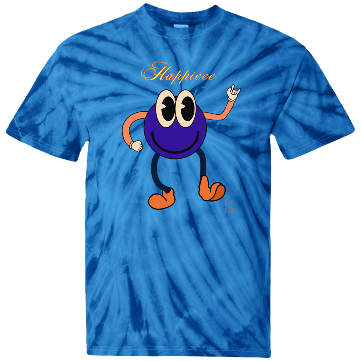 Happieee 100% Cotton Tie Dye T-Shirt