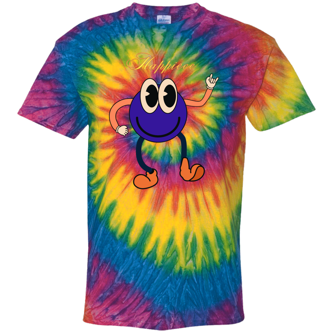 Happieee 100% Cotton Tie Dye T-Shirt