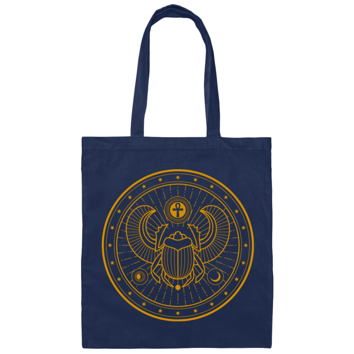 Scarab Beetle Canvas Tote Bag