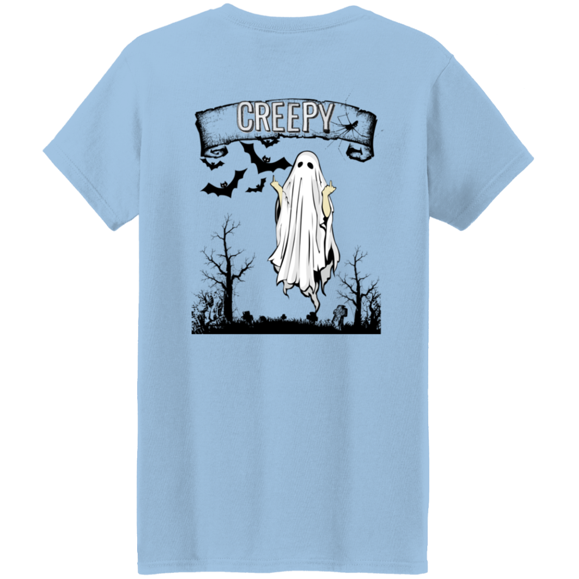 Boo Creepy Ladies T-Shirt