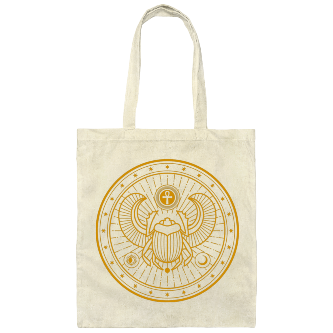 Scarab Beetle Canvas Tote Bag