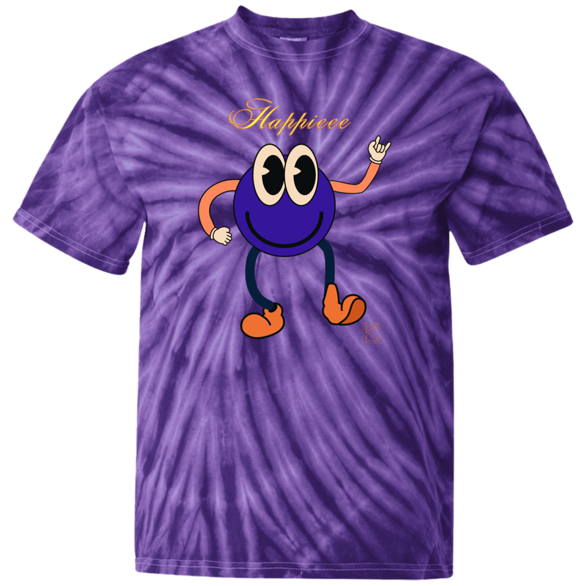 Happieee 100% Cotton Tie Dye T-Shirt