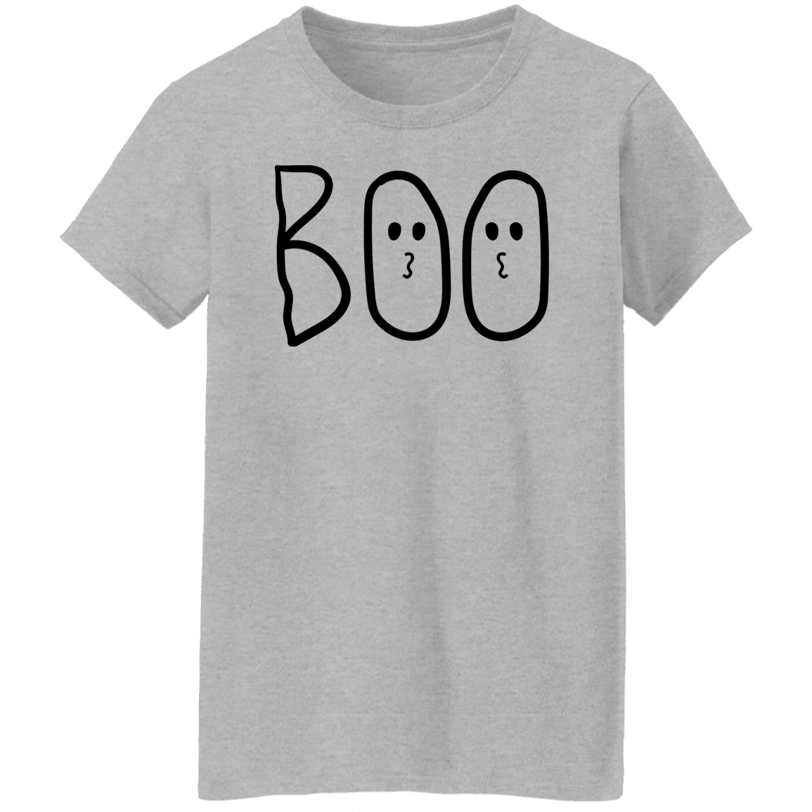 Boo Creepy Ladies T-Shirt