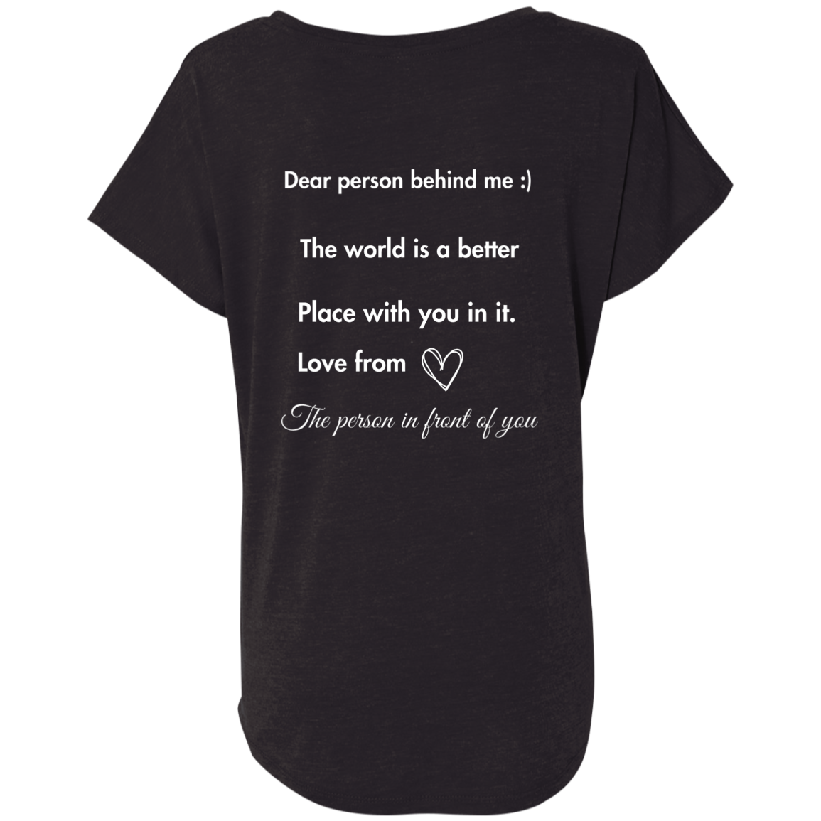 You Are Enough Triblend Dolman Sleeve