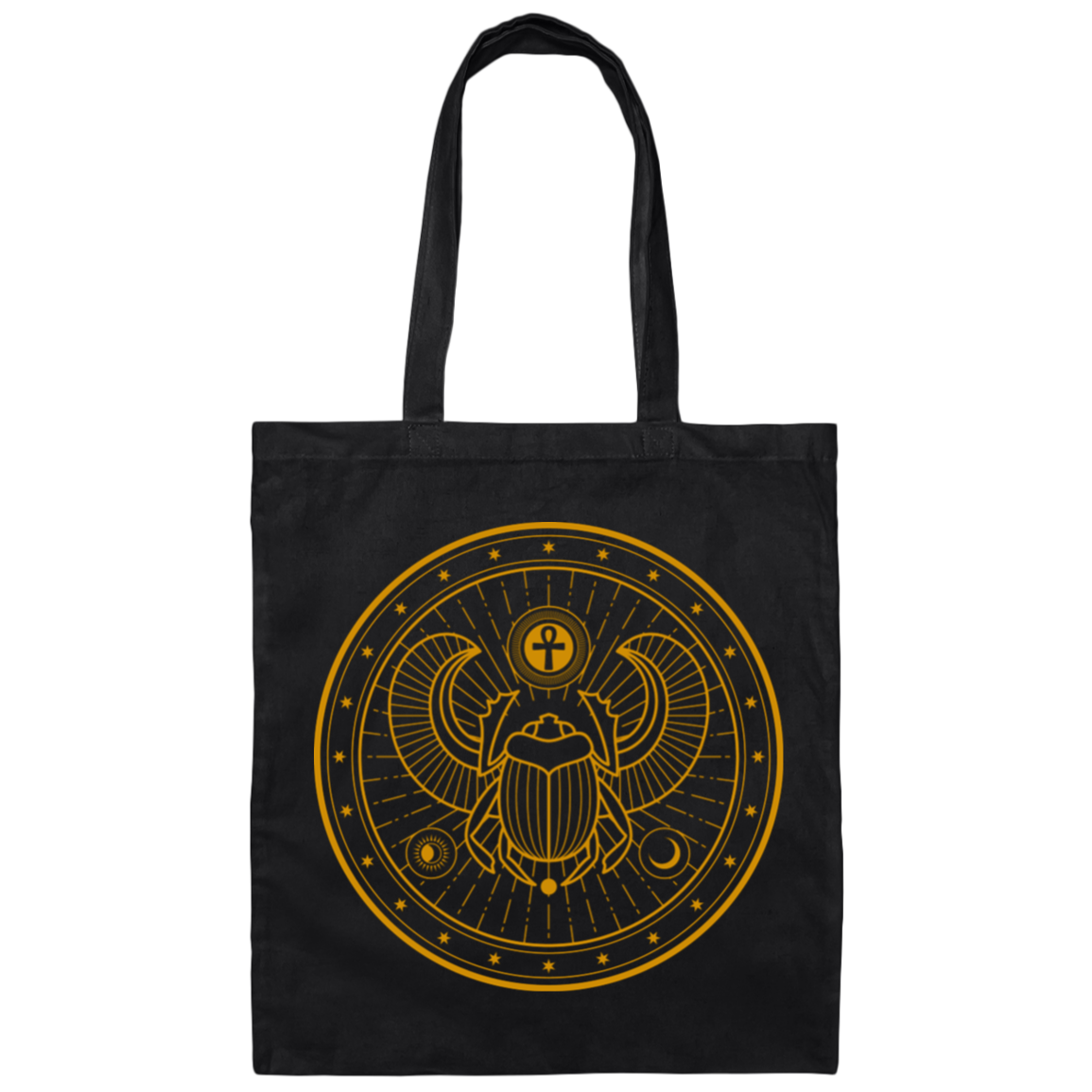 Scarab Beetle Canvas Tote Bag