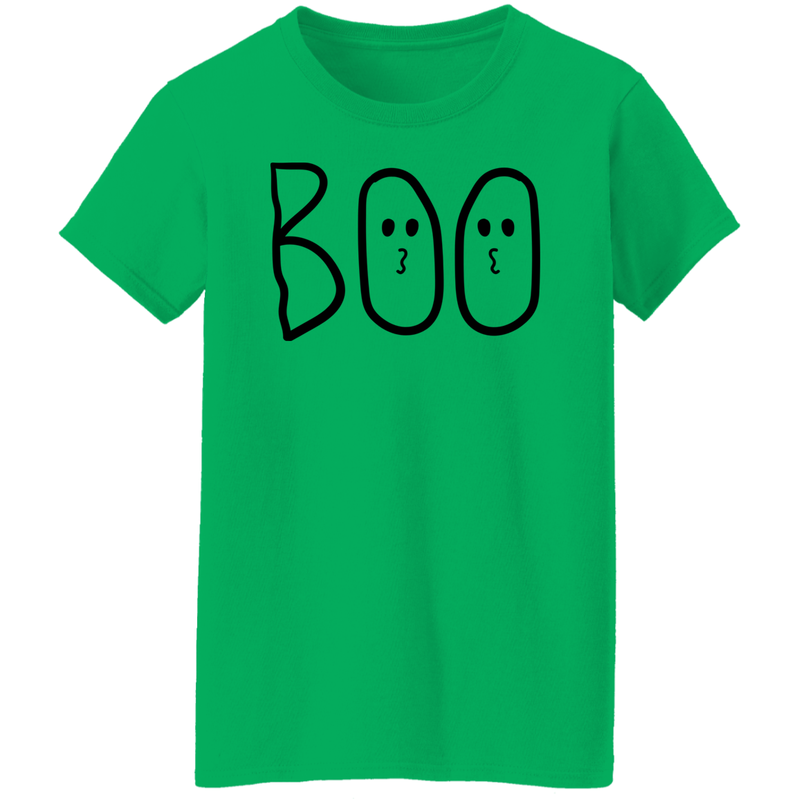 Boo Creepy Ladies T-Shirt