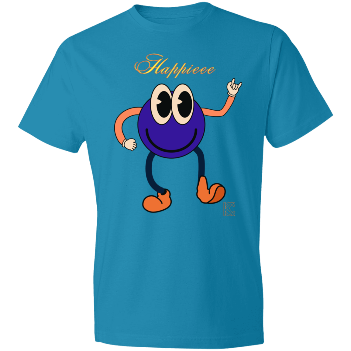 Men Happieee Lightweight T-Shirt