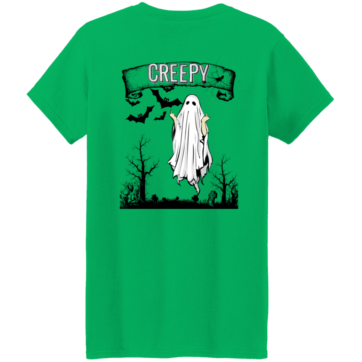 Boo Creepy Ladies T-Shirt