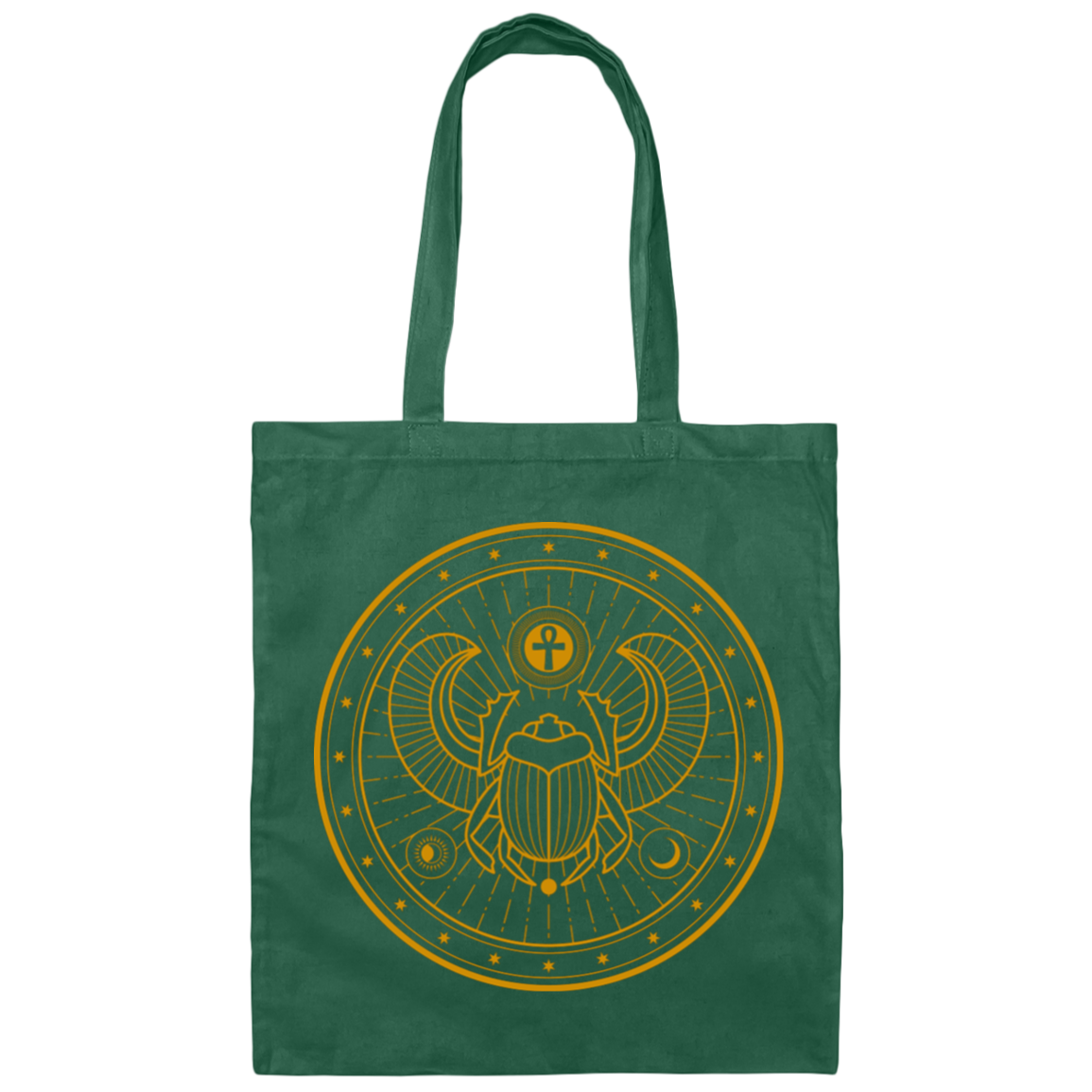 Scarab Beetle Canvas Tote Bag