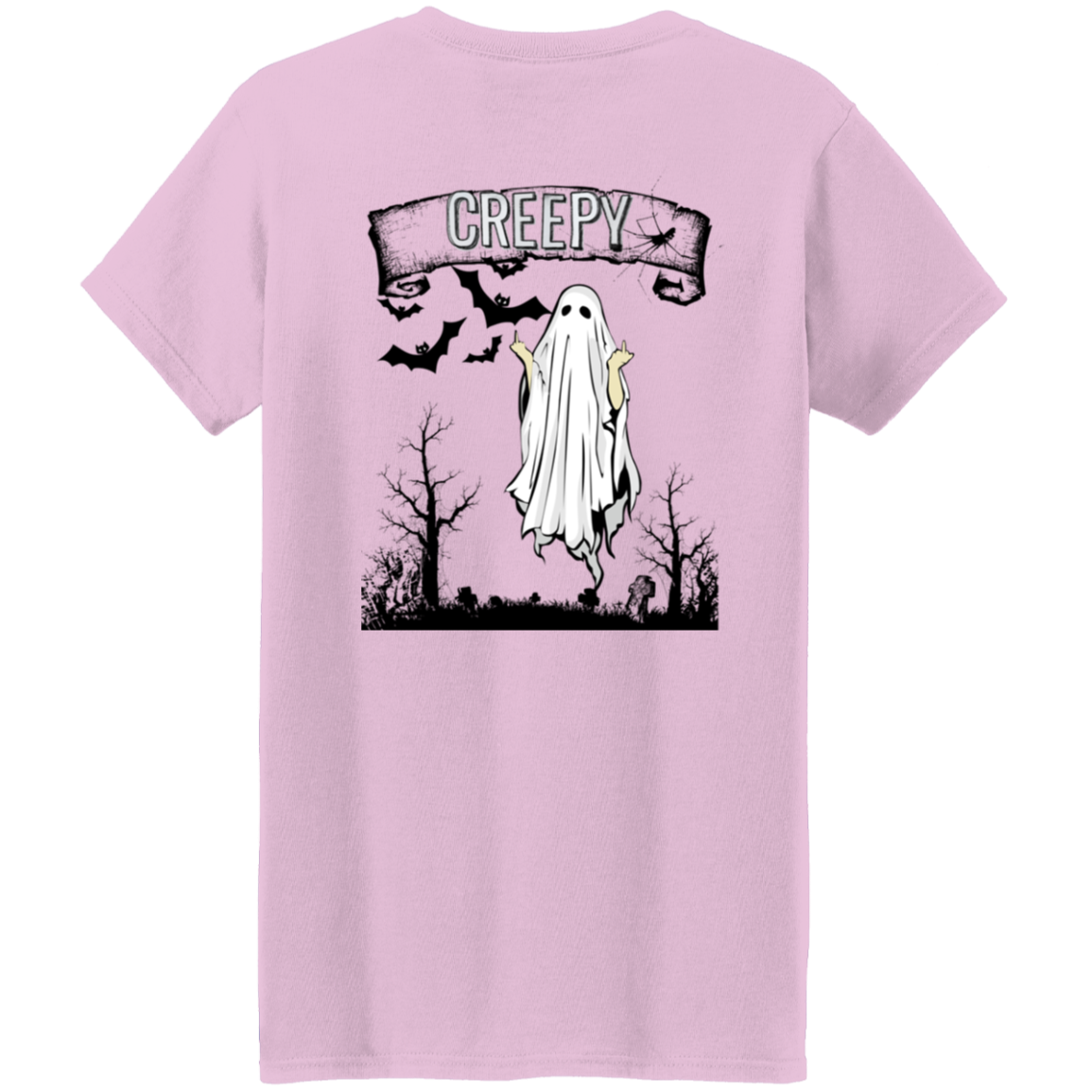 Boo Creepy Ladies T-Shirt
