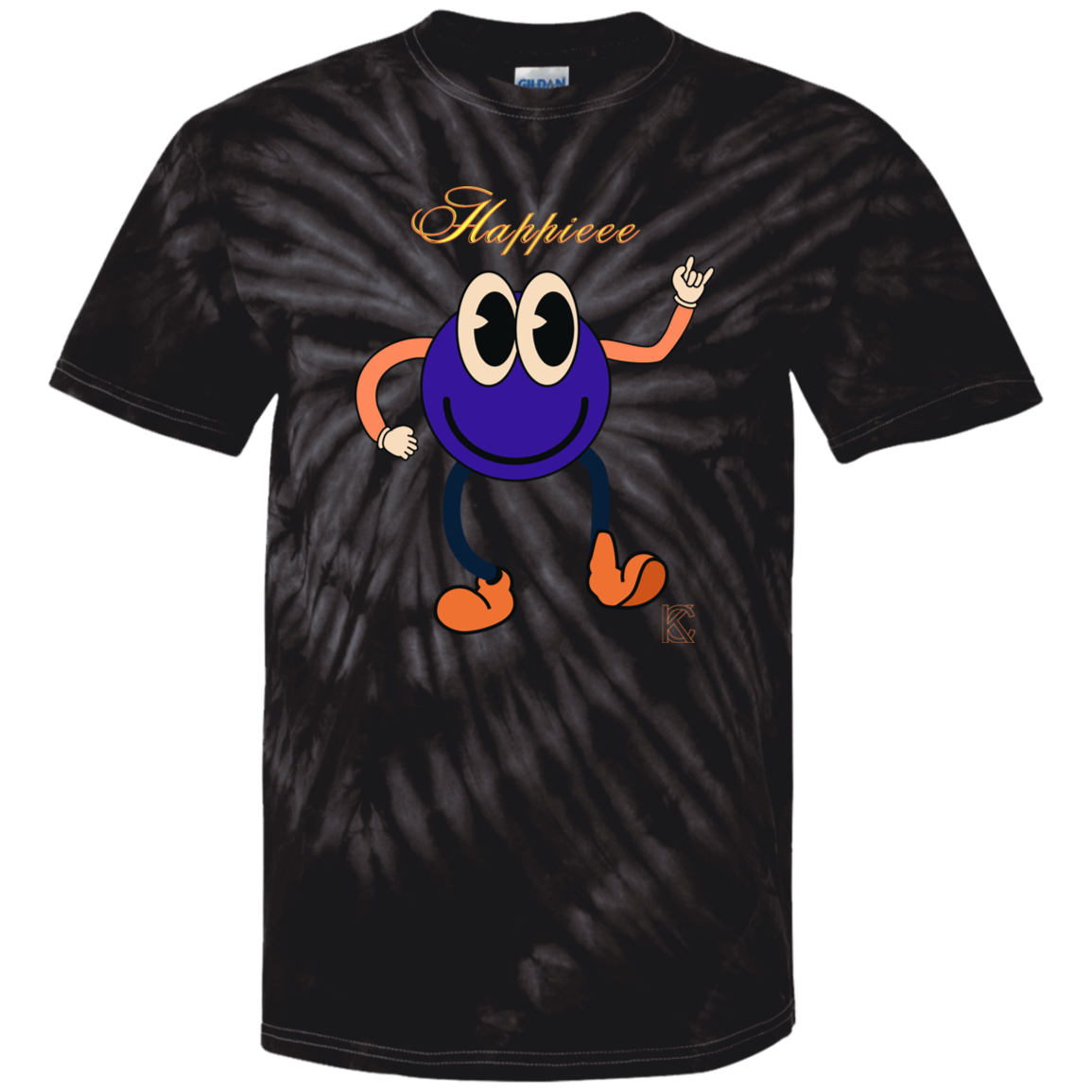 Happieee 100% Cotton Tie Dye T-Shirt