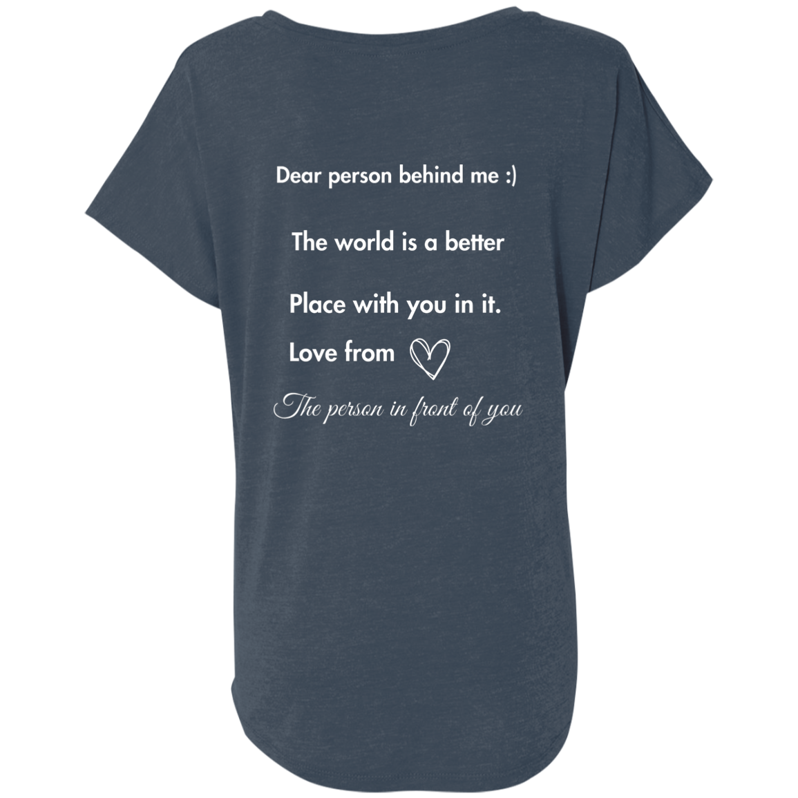 You Are Enough Triblend Dolman Sleeve