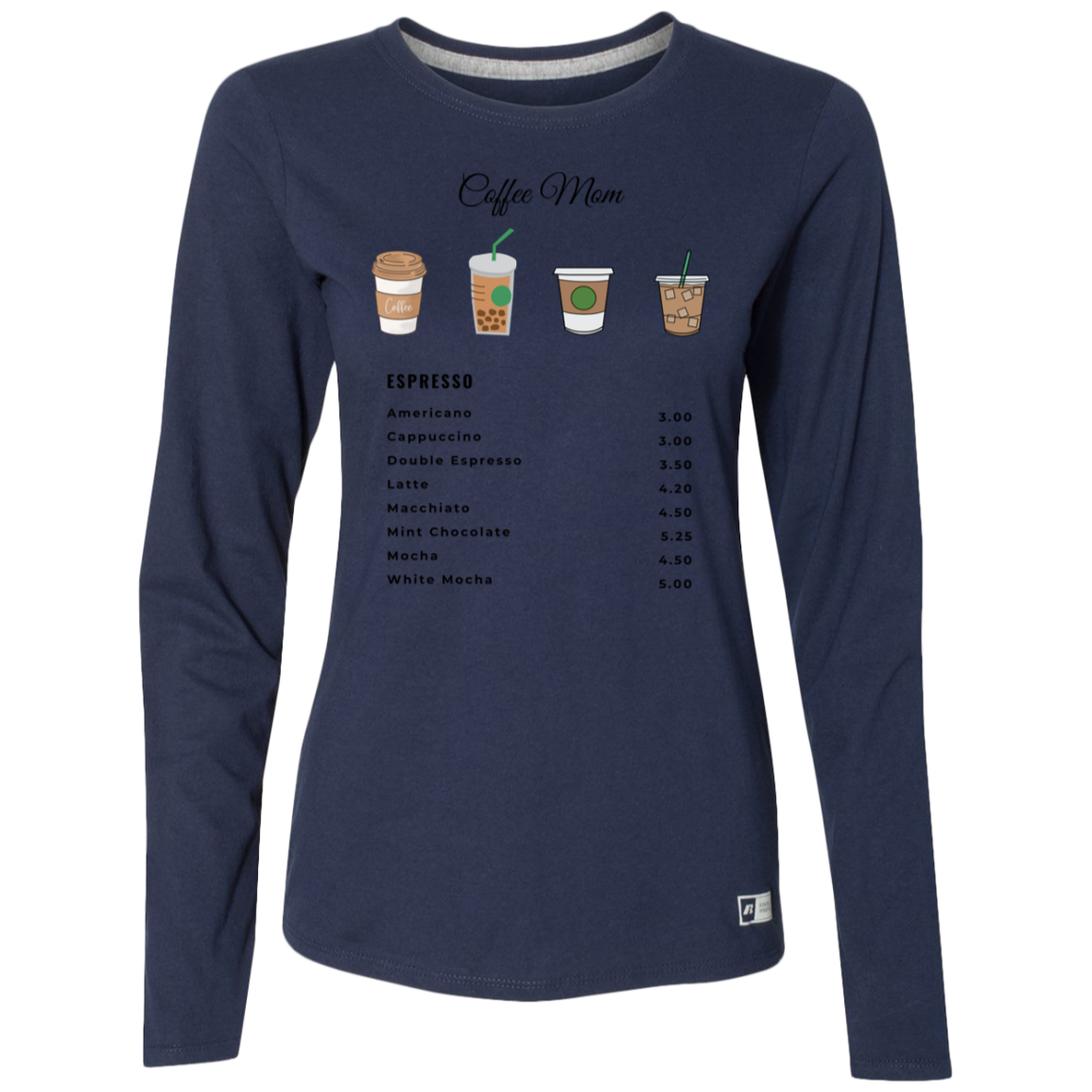 Coffee Mom Long Sleeve Tee