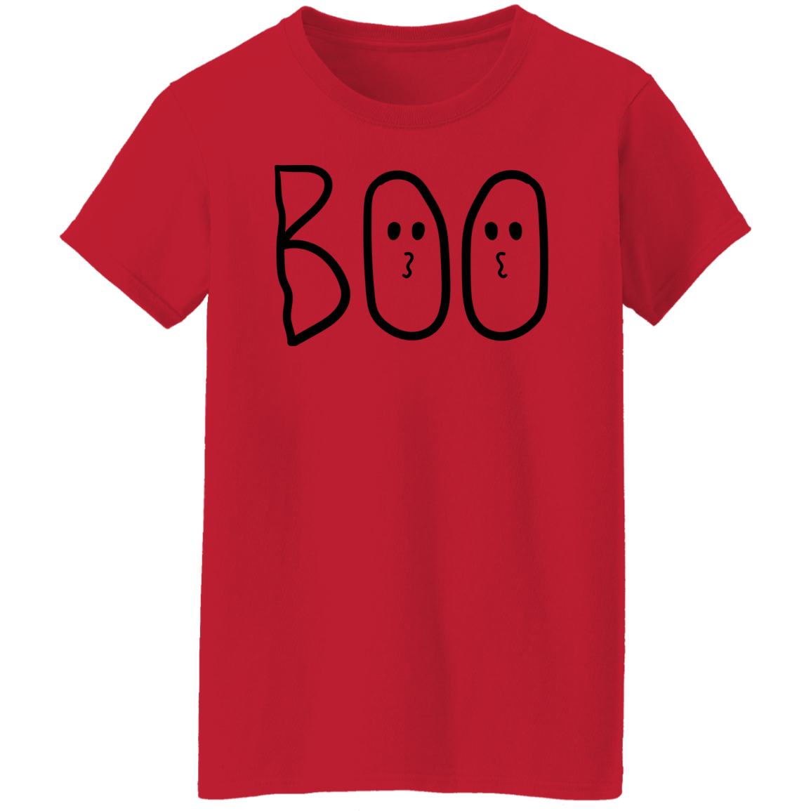 Boo Creepy Ladies T-Shirt