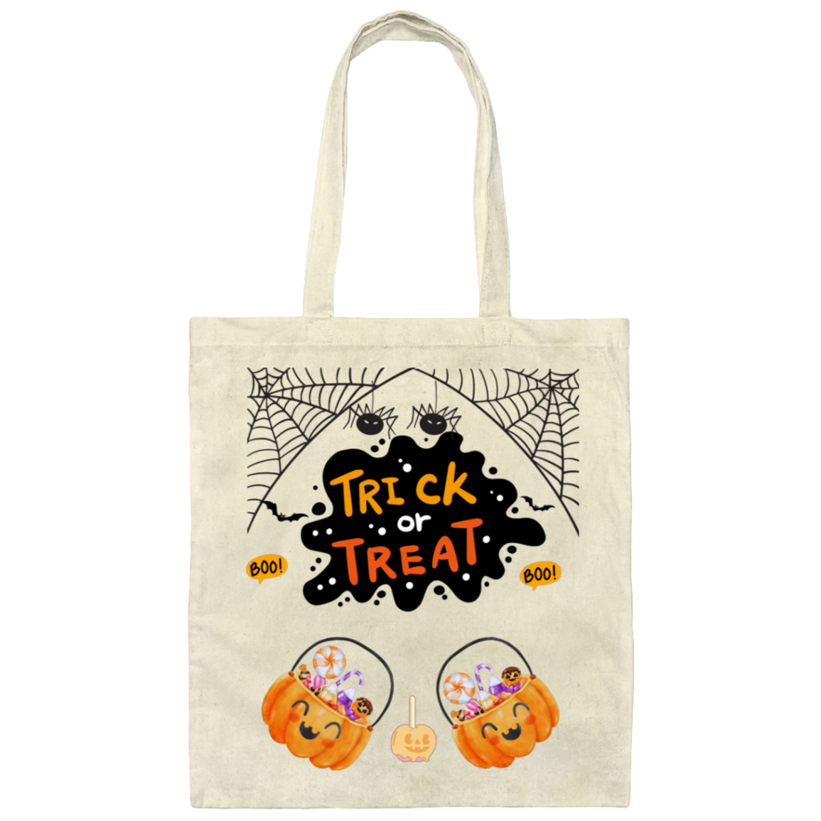 Trick or Treat Canvas Tote Bag