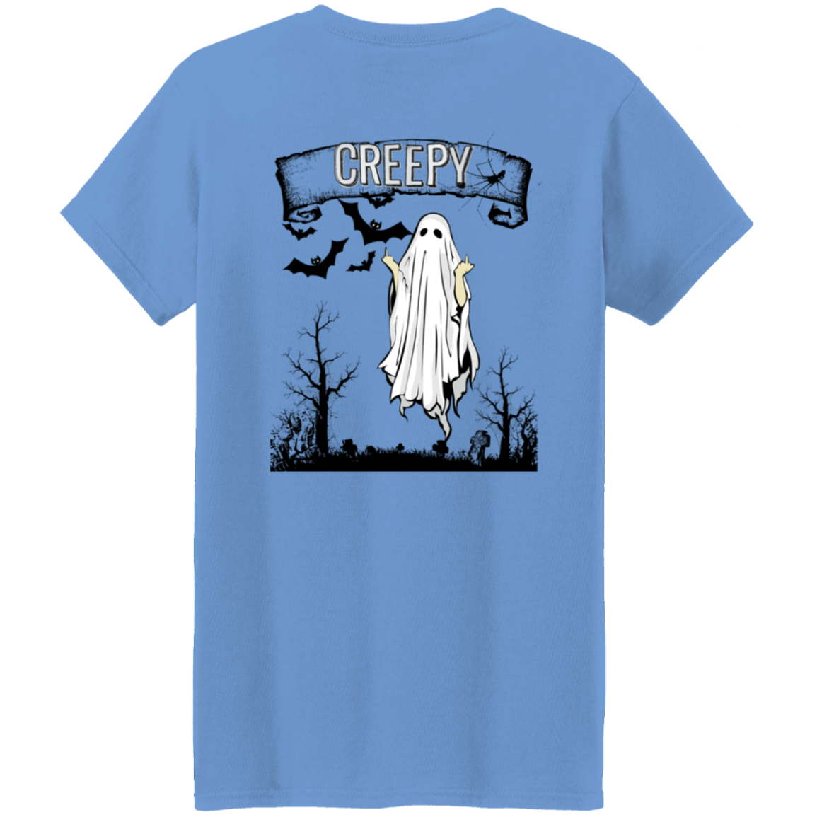 Boo Creepy Ladies T-Shirt