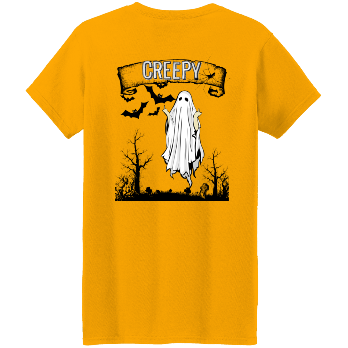 Boo Creepy Ladies T-Shirt